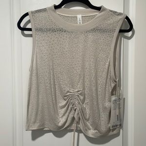 Lululemon Cinch Me Up Front Tank